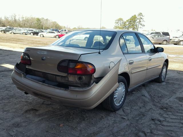 1G1ND52J62M500360 - 2002 CHEVROLET MALIBU GOLD photo 4