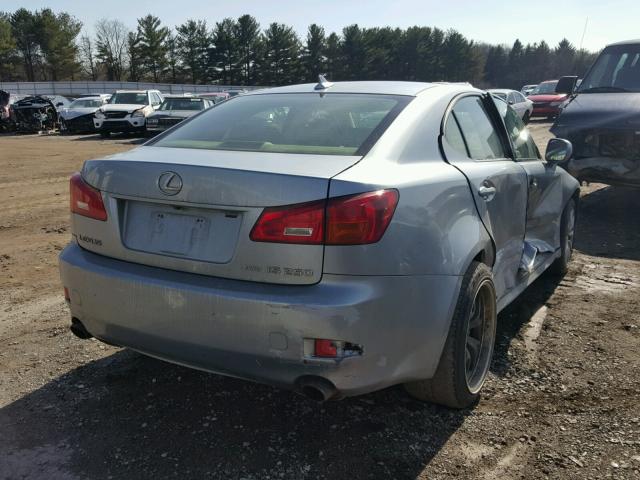 JTHCK262672010735 - 2007 LEXUS IS 250 BLUE photo 4