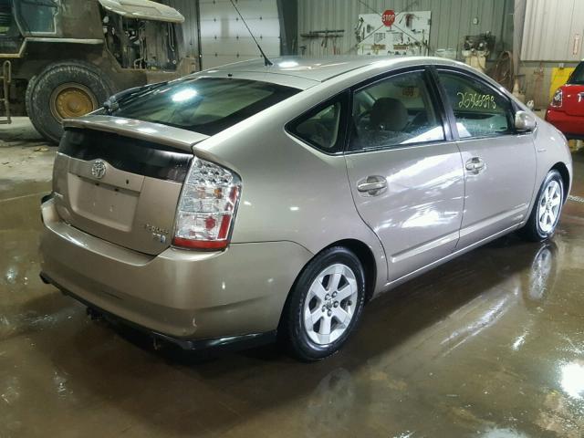 JTDKB20U477599147 - 2007 TOYOTA PRIUS GOLD photo 4