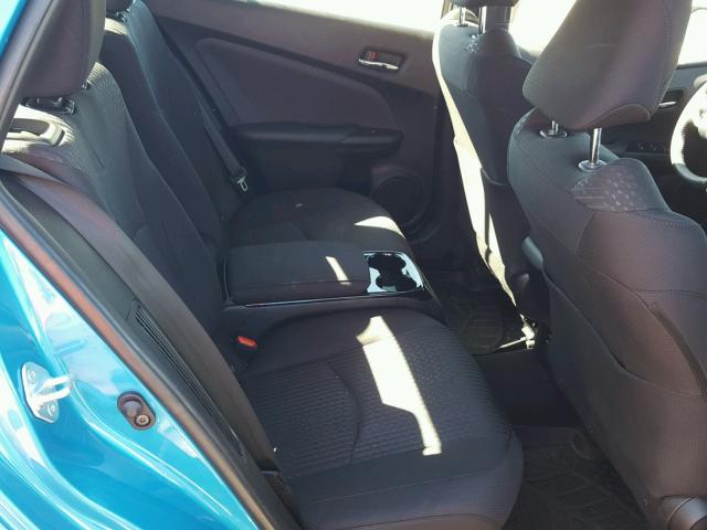 JTDKARFP3H3039173 - 2017 TOYOTA PRIUS PRIM ლურჯი ფოტო 6