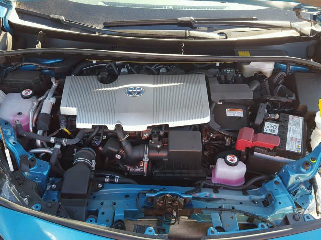 JTDKARFP3H3039173 - 2017 TOYOTA PRIUS PRIM ლურჯი ფოტო 7