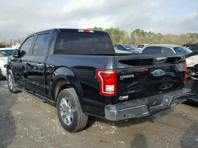 1FTEW1CG1GKE01056 - 2016 FORD F150 SUPER BLACK photo 3