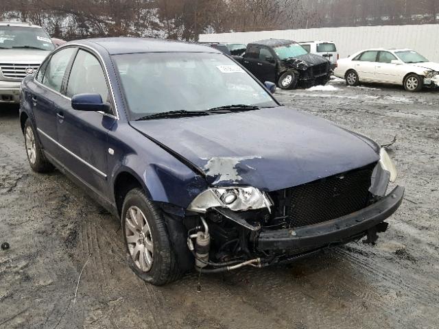WVWPD63B32P226756 - 2002 VOLKSWAGEN PASSAT GLS BLUE photo 1