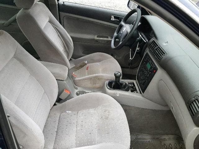 WVWPD63B32P226756 - 2002 VOLKSWAGEN PASSAT GLS BLUE photo 5