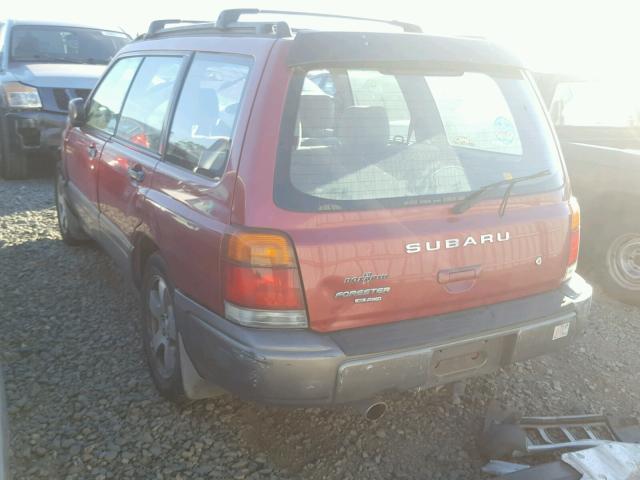 JF1SF6551XH734033 - 1999 SUBARU FORESTER S Tünd qırmızı foto 3