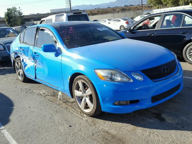 JTHBE96S770017216 - 2007 LEXUS GS 350 BLUE photo 1