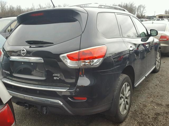 5N1AR2MM0FC647276 - 2015 NISSAN PATHFINDER BLACK photo 4