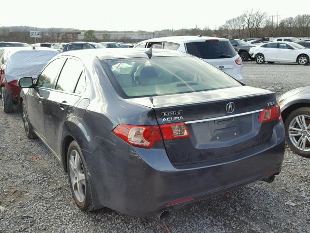 JH4CU2F6XEC000519 - 2014 ACURA TSX TECH CHARCOAL photo 3