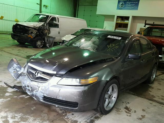 19UUA66214A007776 - 2004 ACURA TL GRAY photo 2