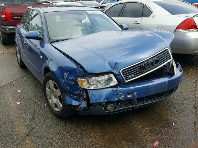 WAULC68E23A144460 - 2003 AUDI A4 1.8T QU BLUE photo 1