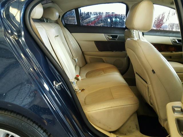 SAJWA06BX9HR19858 - 2009 JAGUAR XF PREMIUM BLUE photo 6