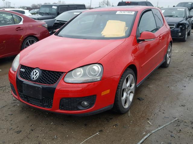 WVWEV71K88W116491 - 2008 VOLKSWAGEN GTI RED photo 2