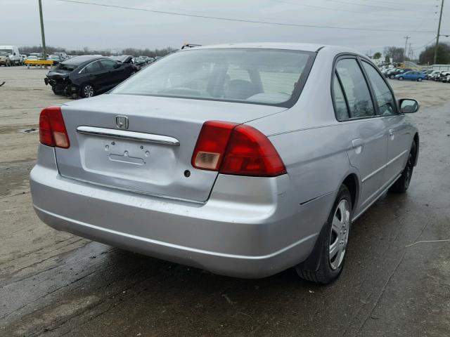 2HGES26731H530347 - 2001 HONDA CIVIC EX ვერცხლისფერი ფოტო 4