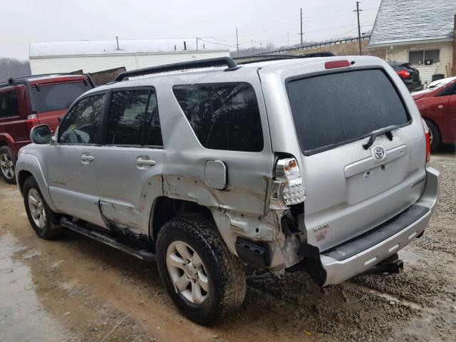 JTEBU14R168054781 - 2006 TOYOTA 4RUNNER SR SILVER photo 3