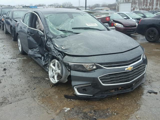 1G1ZB5ST7HF148007 - 2017 CHEVROLET MALIBU LS 灰色 照片 1