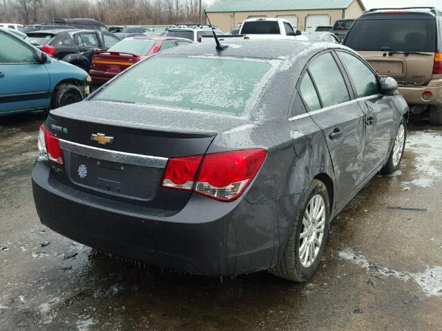 1G1PJ5S90B7202084 - 2011 CHEVROLET CRUZE ECO GRAY photo 4