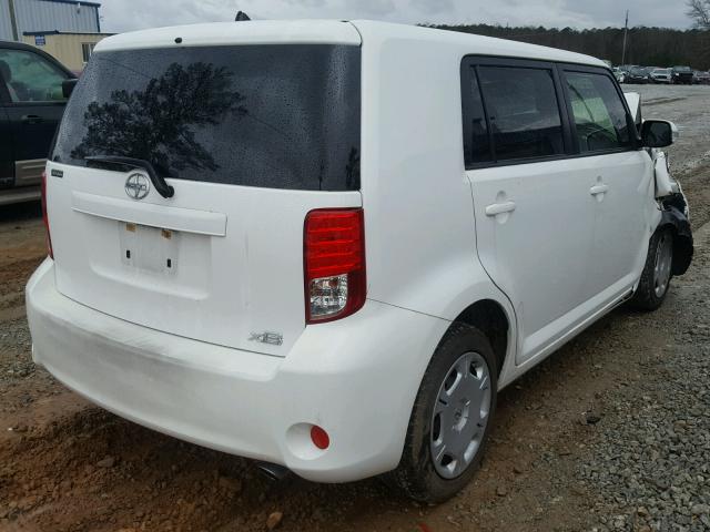 JTLZE4FE6CJ023112 - 2012 TOYOTA SCION XB WHITE photo 4