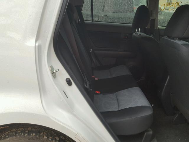 JTLZE4FE6CJ023112 - 2012 TOYOTA SCION XB WHITE photo 6