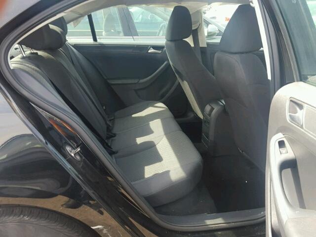 3VW1K7AJ0EM424293 - 2014 VOLKSWAGEN JETTA BASE BLACK photo 6
