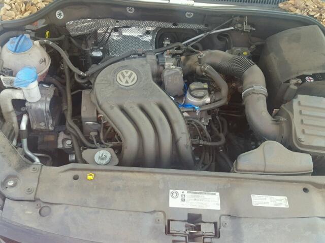 3VW1K7AJ0EM424293 - 2014 VOLKSWAGEN JETTA BASE BLACK photo 7