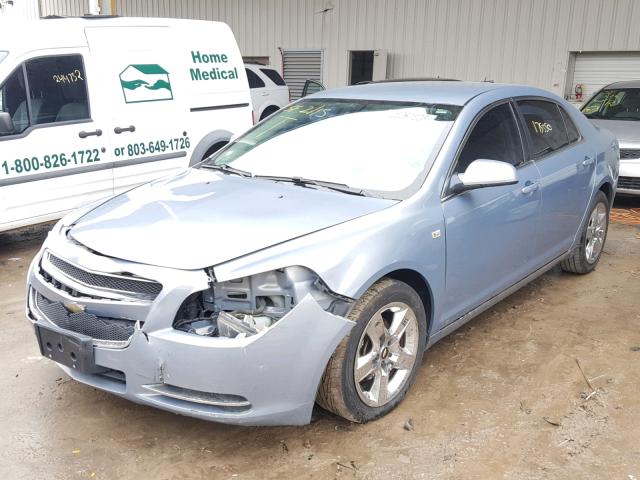 1G1ZH57B284261308 - 2008 CHEVROLET MALIBU 1LT 蓝色 照片 2
