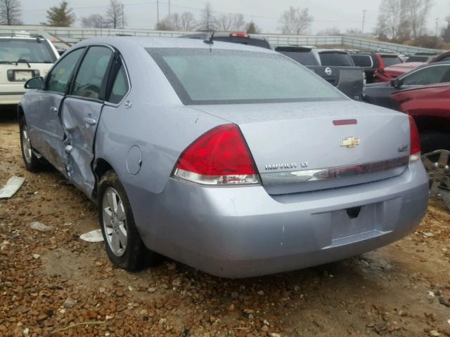 2G1WT58K769198443 - 2006 CHEVROLET IMPALA LT BLUE photo 3