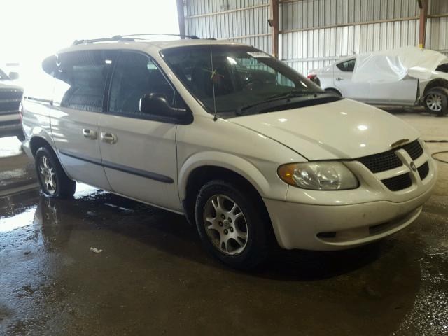 1D4GP45R74B531427 - 2004 DODGE CARAVAN SX WHITE photo 1