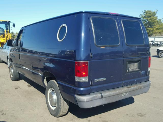 1FTNE24W36DB21317 - 2006 FORD ECONOLINE BLUE photo 3