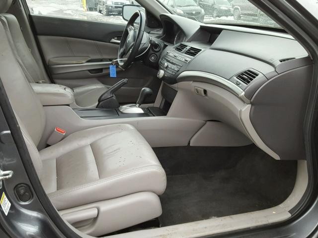 1HGCP2F83AA050339 - 2010 HONDA ACCORD EXL GRAY photo 5