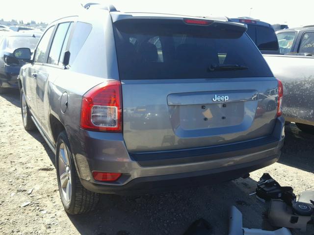 1C4NJCBA9CD601043 - 2012 JEEP COMPASS SP CHARCOAL photo 3