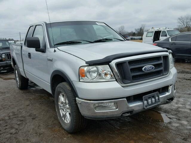 1FTRX14W74NB73580 - 2004 FORD F150 SILVER photo 1