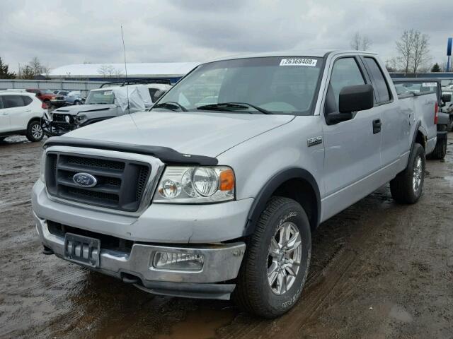 1FTRX14W74NB73580 - 2004 FORD F150 SILVER photo 2