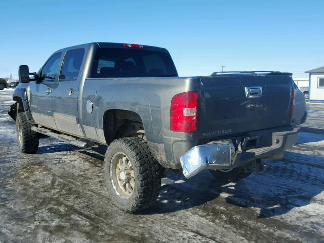 1GC1KXC88BF216025 - 2011 CHEVROLET SILVERADO CHARCOAL photo 3