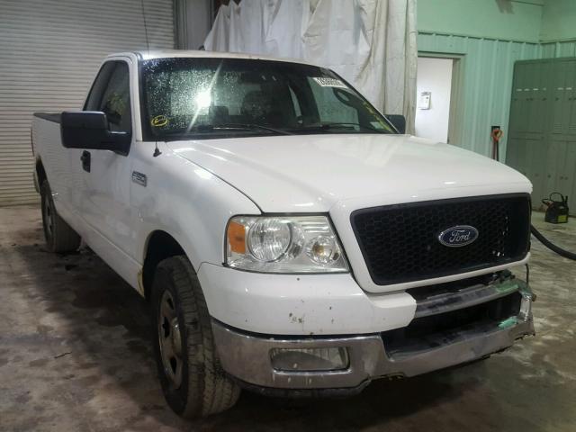 1FTRF12245KC23941 - 2005 FORD F150 WHITE photo 1