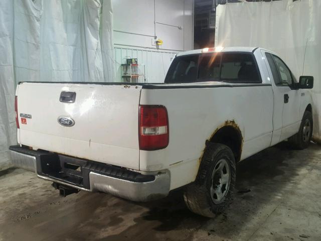 1FTRF12245KC23941 - 2005 FORD F150 WHITE photo 4