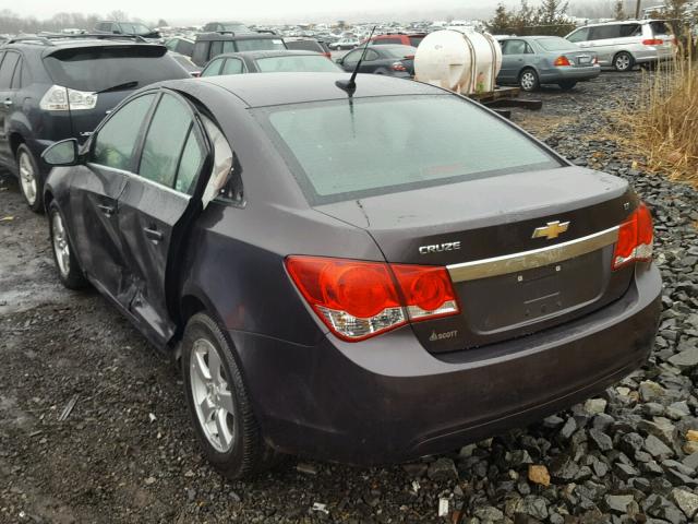 1G1PC5SB7E7391513 - 2014 CHEVROLET CRUZE LT GRAY photo 3