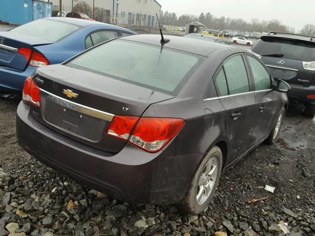 1G1PC5SB7E7391513 - 2014 CHEVROLET CRUZE LT GRAY photo 4