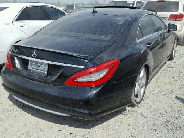 WDDLJ7DBXDA073851 - 2013 MERCEDES-BENZ CLS 550 BLACK photo 4