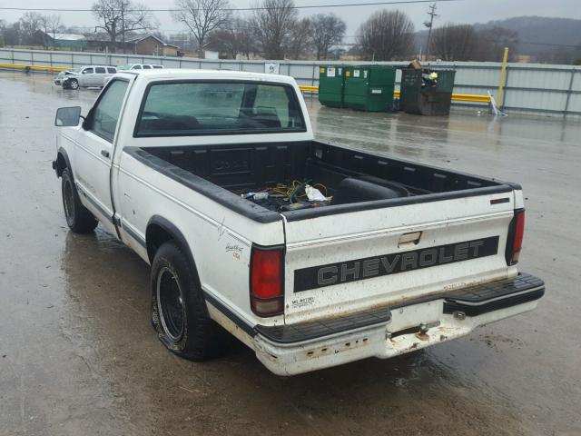 1GCCS14Z8P0189867 - 1993 CHEVROLET S TRUCK S1 WHITE photo 3