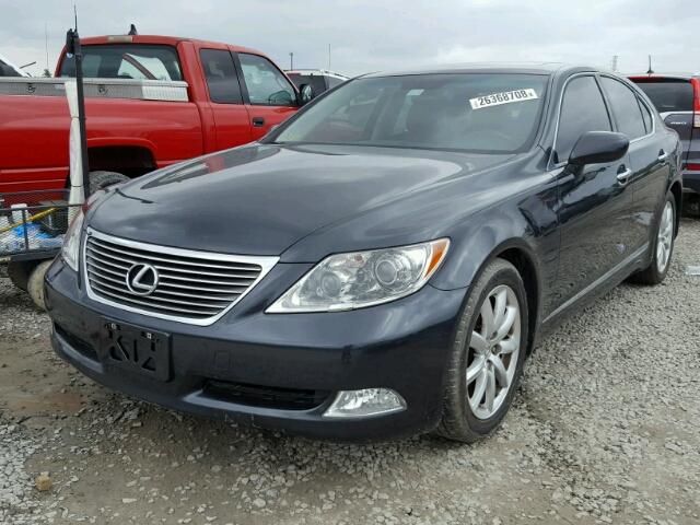 JTHBL46F685075687 - 2008 LEXUS LS 460 CHARCOAL photo 2