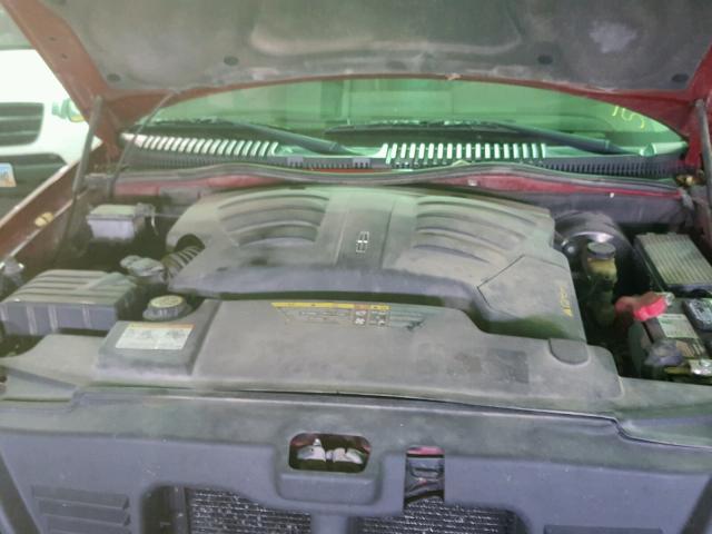 5LMEU88HX4ZJ15007 - 2004 LINCOLN AVIATOR 勃艮第红 照片 7