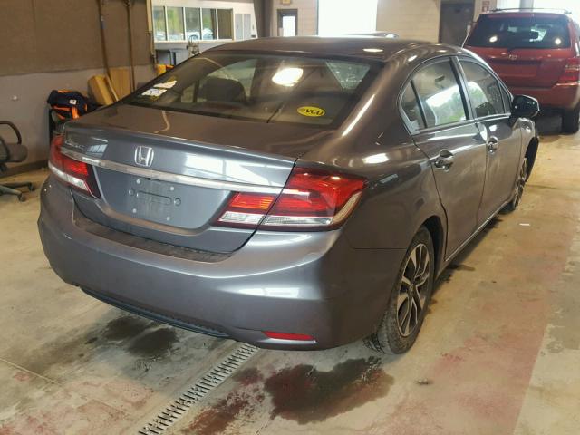 2HGFB2F89DH554508 - 2013 HONDA CIVIC EX ნაცრისფერი ფოტო 4