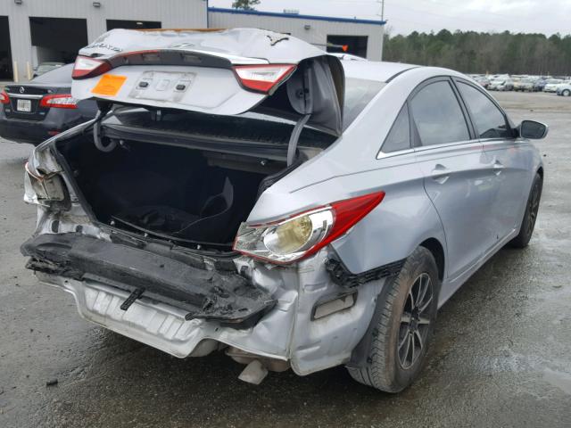 5NPEB4AC7BH067054 - 2011 HYUNDAI SONATA GLS SILVER photo 4