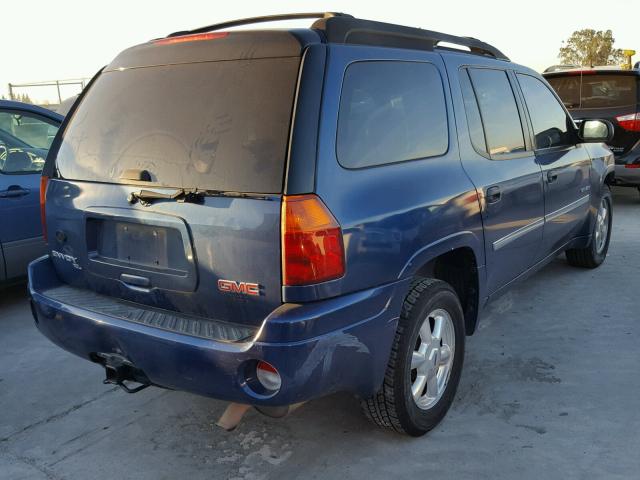 1GKES16S866155095 - 2006 GMC ENVOY XL BLUE photo 4