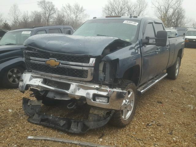 1GC1KYC88BF166166 - 2011 CHEVROLET SILVERADO GRAY photo 2