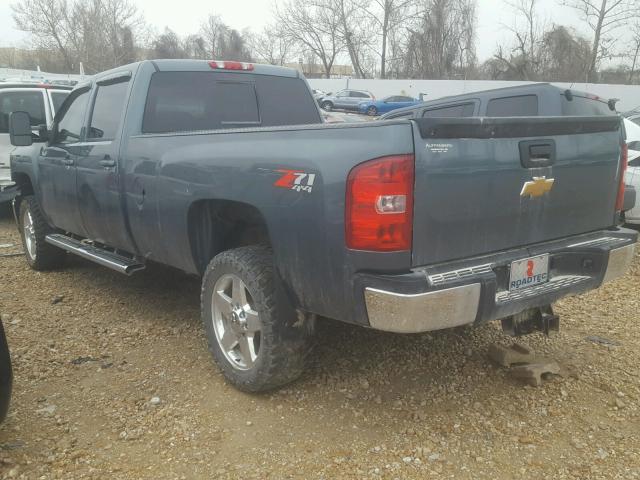 1GC1KYC88BF166166 - 2011 CHEVROLET SILVERADO GRAY photo 3