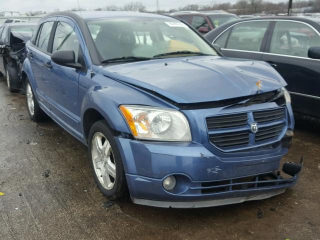 1B3HB48B87D104122 - 2007 DODGE CALIBER SX BLUE photo 1