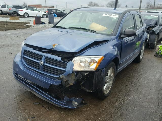 1B3HB48B87D104122 - 2007 DODGE CALIBER SX BLUE photo 2