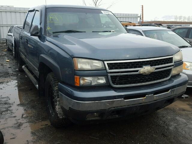 2GCEK13T261191509 - 2006 CHEVROLET SILVERADO BLUE photo 1