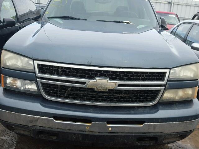 2GCEK13T261191509 - 2006 CHEVROLET SILVERADO BLUE photo 9